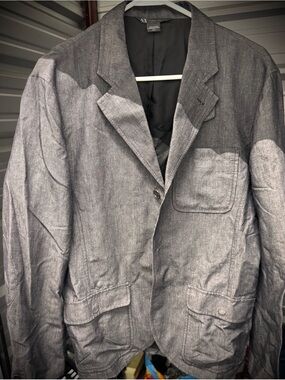 Armani Exchange Men's Gray Lightweight Shirt Jacket